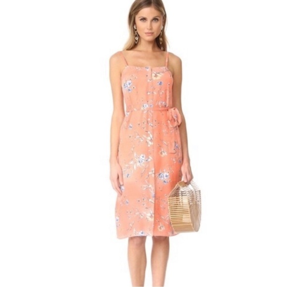 ALI & JAY Dresses & Skirts - ALI & JAY Orange Tie Front Sundress Midi